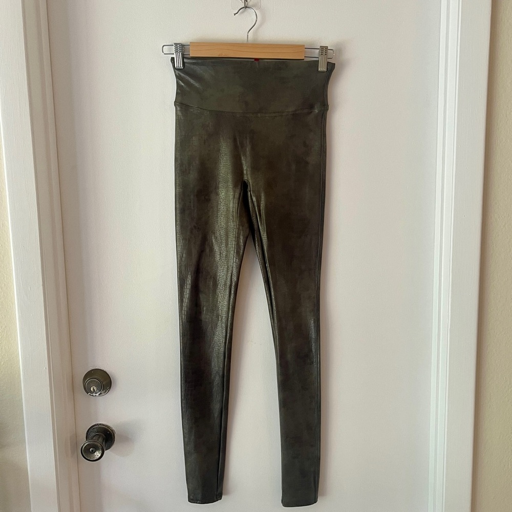 SPANX Faux Leather Leggings, S‎